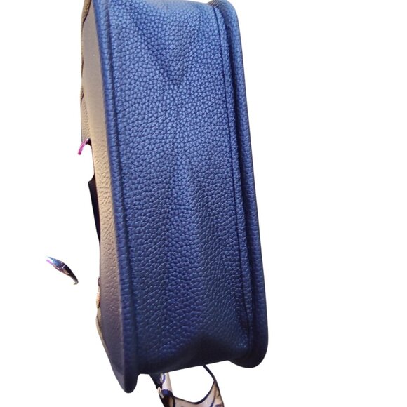 Valentino Orlandi NEW Black 2 pc Vegan Leather Crossbody  Bag & Pouch $199 - Picture 12 of 14